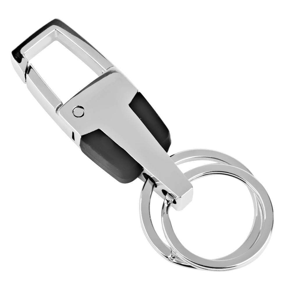 Omuda Stainless Steel KeyChain-3677 (BLACK)