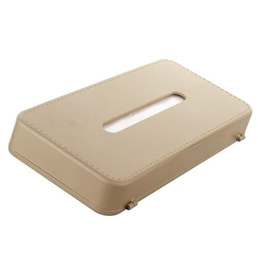 KMH Sunshade Tissue Box For Cars(Black & Beige)