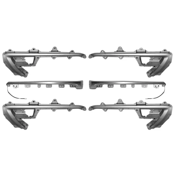 Toyota CARDI 18-in-1 High-End Ambient Light Kit – Silver Dot-Matrix with App + Switch Control for Toyota Fortuner (2016–2023) - Image 2