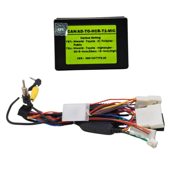 Toyota Global Byte CANBUS Decoder (AD-TO-HCR-T2-MIC) – For Toyota Innova Hycross Android Stereo Integration