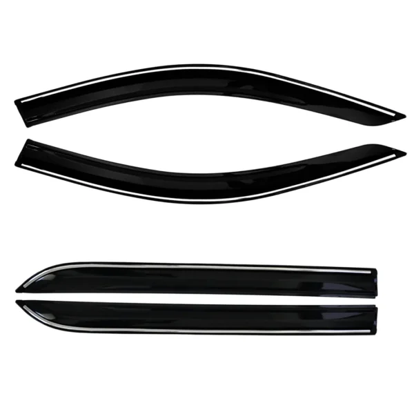 KMH Door Visor with Chrome Line for Honda Elevate (4Pcs) - Image 3