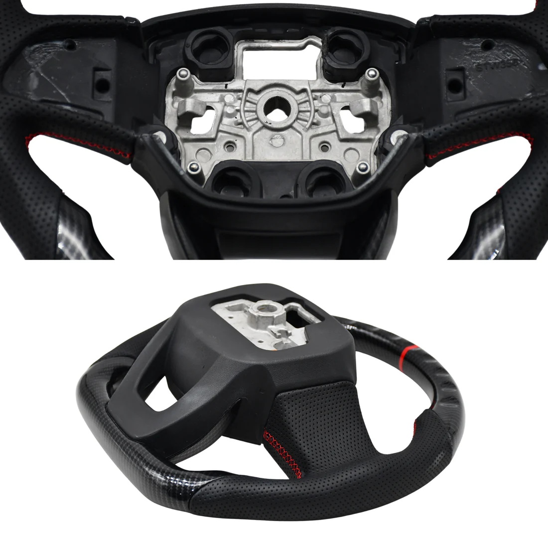 Mahindra & Mahindra Copy Carbon Steering Wheel for Mahindra Thar ROXX / Scorpio N And XUV 700 - Image 4