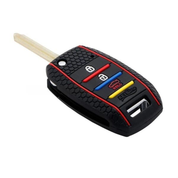 KMH Silicone 3 Botton Flip Key Cover KC-35 for Kia Seltos (1st GEN)