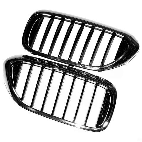 BMW KMH Gloss Black Grill for BMW 5 Series G30 2017-Onwards(ONE BAR)