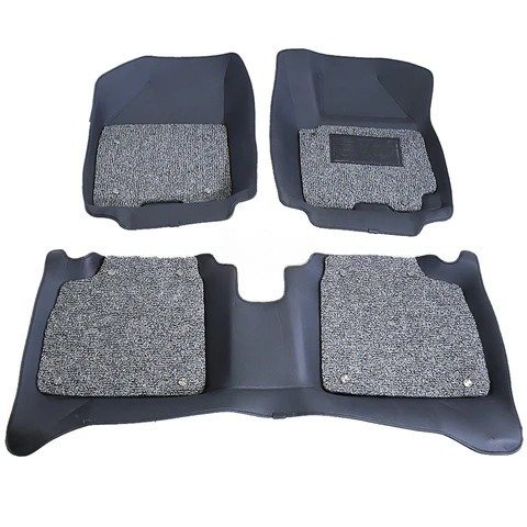 Maruti Suzuki KMH Velcro 5D + COIL MATS for Maruti Suzuki Baleno (1st GEN, Black)