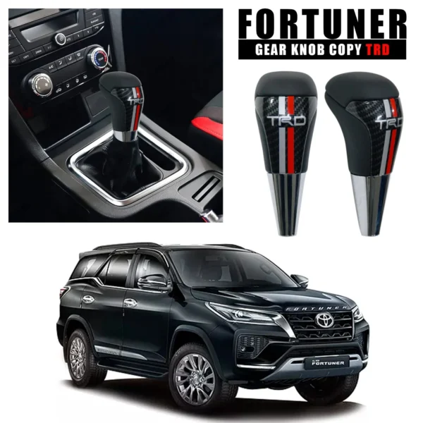 Toyota TRD Design Gear Knob with Carbon Finish (Copy) – For Toyota Fortuner - Image 2