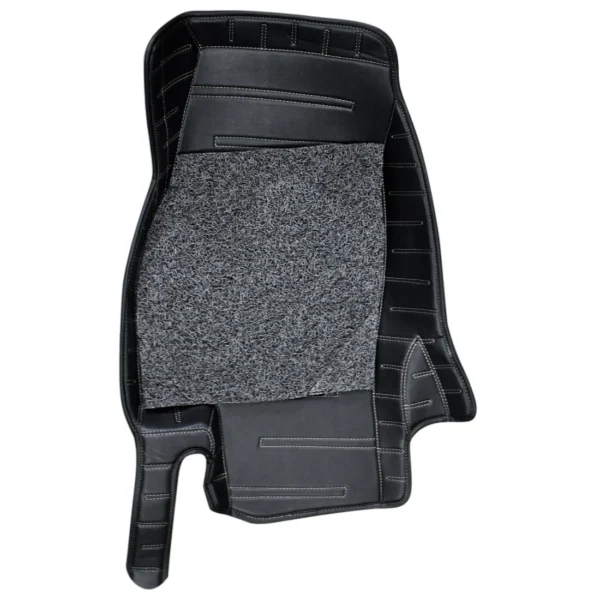 Volkswagen GT Sports 10X Mats With Grass for Volkswagen Virtus-Black With Golden Stiching - Image 4