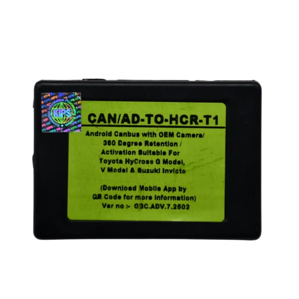 Toyota Global Byte Android CANBUS Decoder with OEM Camera Support – For Toyota Hycross / Invicto (Model: CAN/AD-TO-HCR-T1) - Image 4