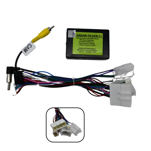 Toyota Global Byte Android CANBUS Decoder with OEM Camera Support – For Toyota Hycross / Invicto (Model: CAN/AD-TO-HCR-T1)