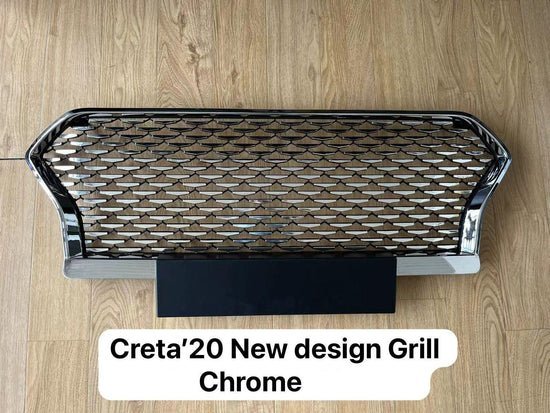 Hyundai Grill for Hyundai Creta-2020 (CHROME) - Image 7