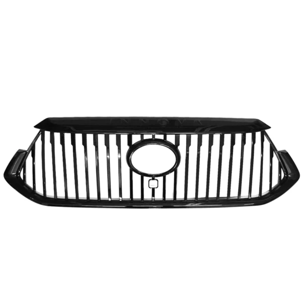 Toyota KMH Front Grille (Mercedes Maybach Style – Black) – For Toyota Innova Hycross