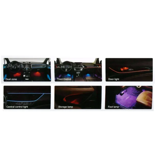 Toyota KMH K3 21-Piece Ambient Lighting Kit – For Toyota Fortuner - Image 11