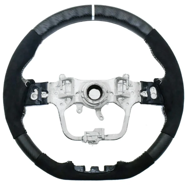 Toyota KMH Modified Steering Wheel – Matte Carbon Fiber & Alcantara Sport – For Toyota Innova Hycross
