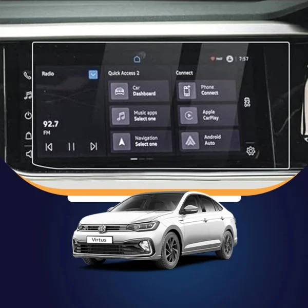 Volkswagen KMH Premium Screen Protector for Volkswagen Taigun / Virtus 10.1 Inch