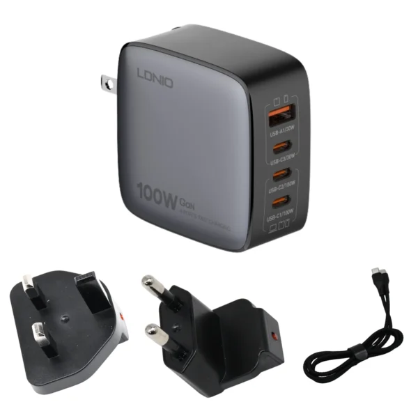LDNIO Q408 100W GAN Super Fast Charger
