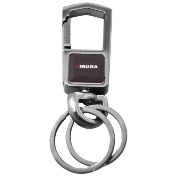 Omuda Stainless Steel KeyChain-3678 (Brown)