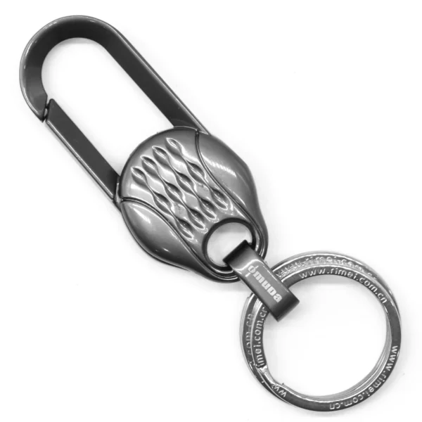Omuda Stainless Steel KeyChain-8027 Gun Brown)