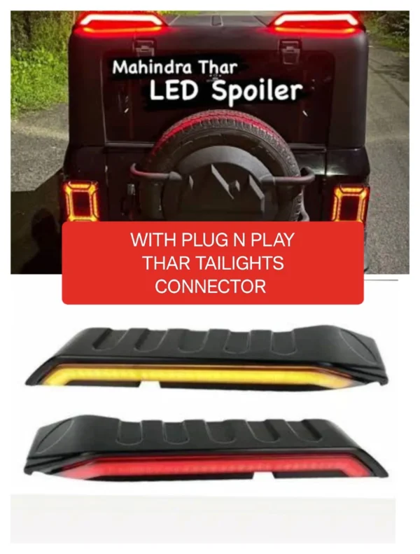 Mahindra & Mahindra THAR Spoiler with Connector (G-WAGON Style)/Thar Roxx