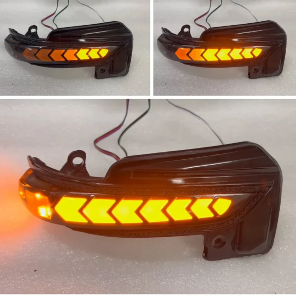 Toyota YCL Matrix-Style LED Side Mirror Indicator – Smoke Finish for Toyota Fortuner