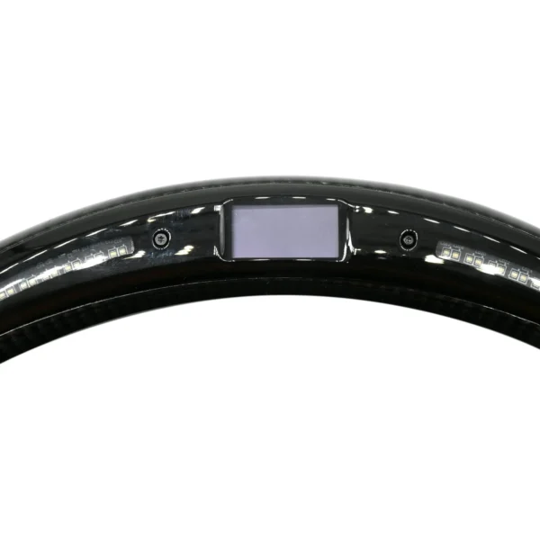 Toyota Real Carbon Fiber LED Steering Wheel with Alcantara Grip – For Toyota Fortuner / Crysta / Hilux - Image 8
