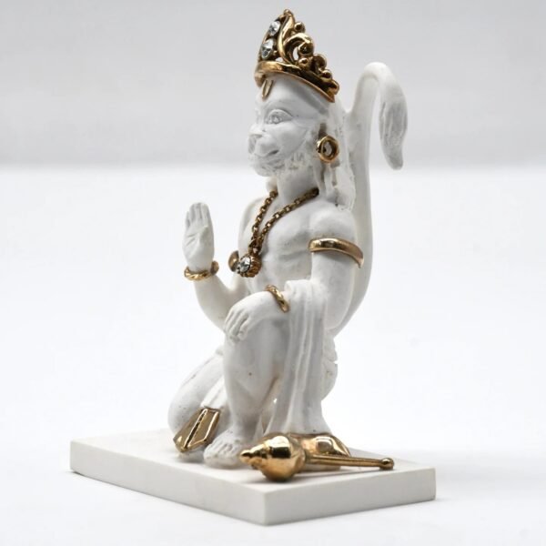 KMH Minimalistic Ceramic God Idol for Hanuman Ji (MKG027) - Image 5