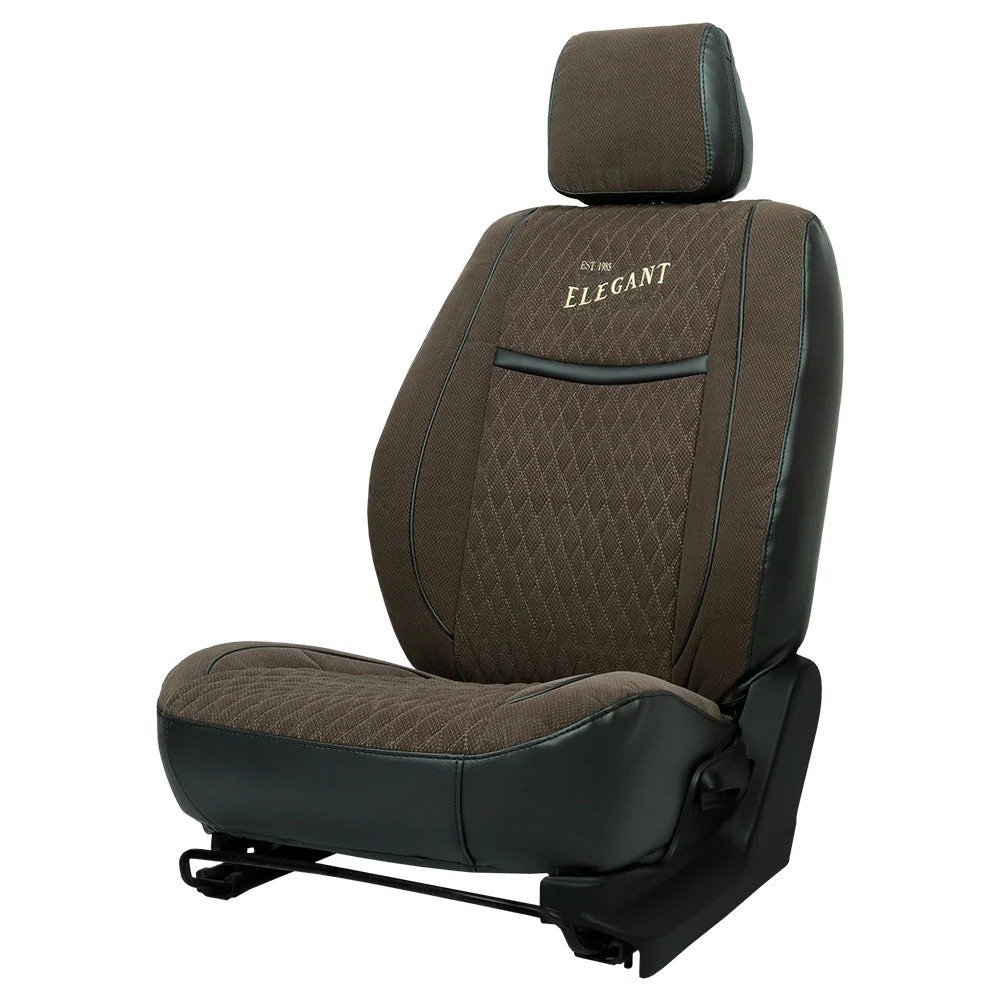 Toyota Comfy Vintage Fabric Car Seat Cover For Toyota Taisor with Free Set of 4 Comfy Cushion