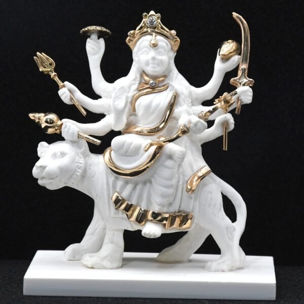 KMH Minimalistic Ceramic God Idol for Sherawali Mata (MKG025) - Image 3