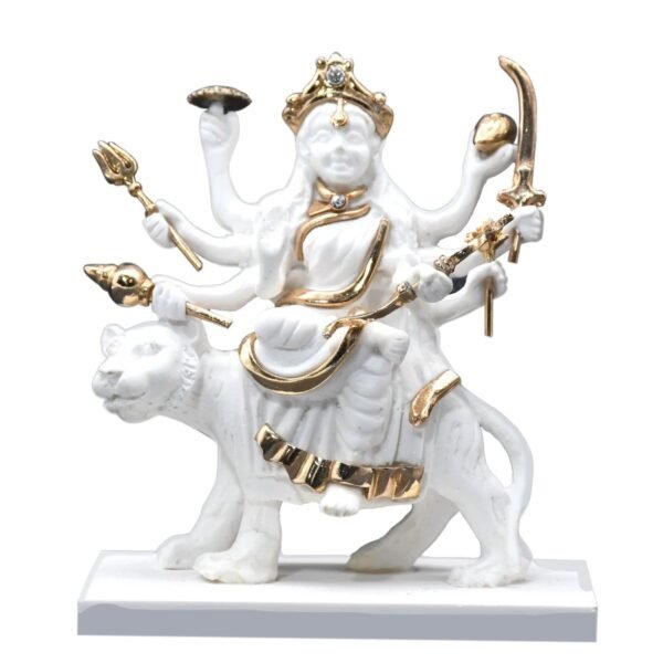 KMH Minimalistic Ceramic God Idol for Sherawali Mata (MKG025) - Image 6