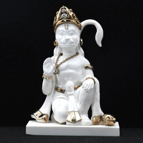 KMH Minimalistic Ceramic God Idol for Hanuman Ji (MKG027) - Image 2