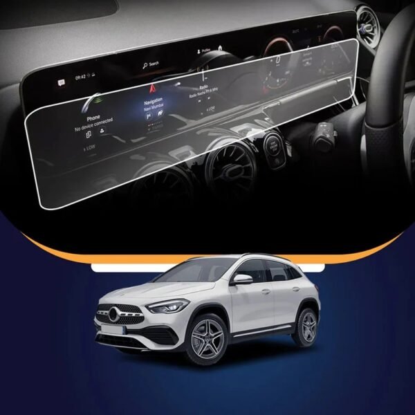 Mercedes-Benz KMH Premium Screen Protector for Mercedes GLA 200 (Info + Instrumental Cluster)