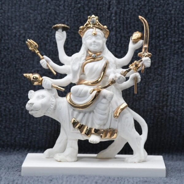 KMH Minimalistic Ceramic God Idol for Sherawali Mata (MKG025) - Image 4