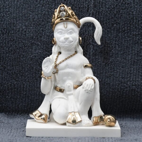 KMH Minimalistic Ceramic God Idol for Hanuman Ji (MKG027) - Image 3