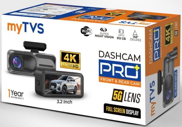 DVR-04 Dcam Pro Plus 4K Front&Rear DVR with Wi-Fi - Image 2