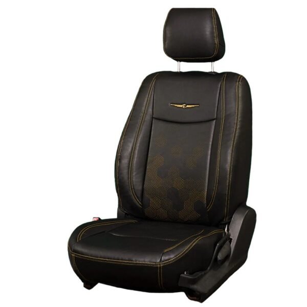 Honda Nappa PR HEX Art Leather Car Seat Cover For Honda Jazz