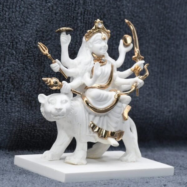 KMH Minimalistic Ceramic God Idol for Sherawali Mata (MKG025) - Image 5