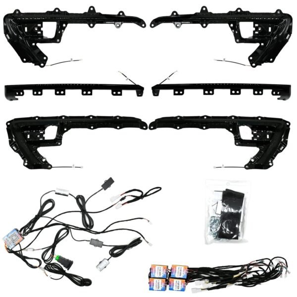 CARDI 18 In 1 Fortuner 2016-2023 High End Ambient Light APP + Switch Symphony OEM Fitting(BLACK + STARS)
