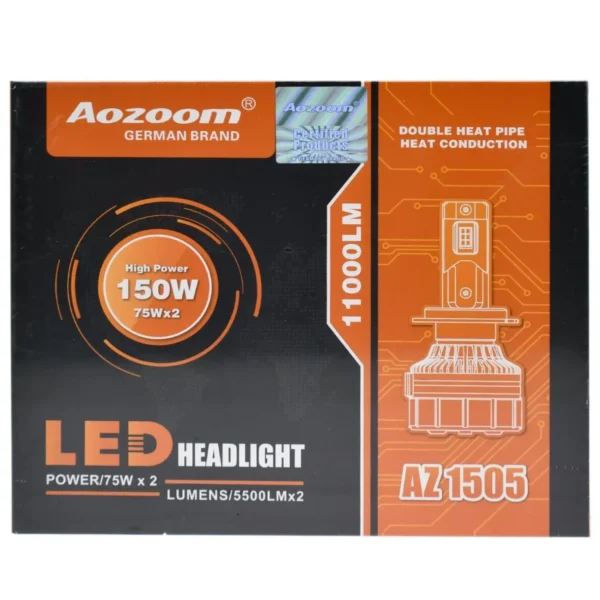 AOZOOM 150W Headlight Bulb 4300K AZ1505S-H11 - Image 3