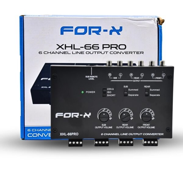 FOR-X XHL-66 PRO 6 Channel Line Output High Low Converter