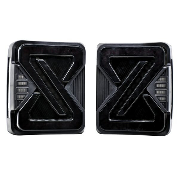 Mahindra & Mahindra KMH Wrangler Design With Cross Scanning Function Tail Lamps for Mahindra Thar-Smoke - Image 2