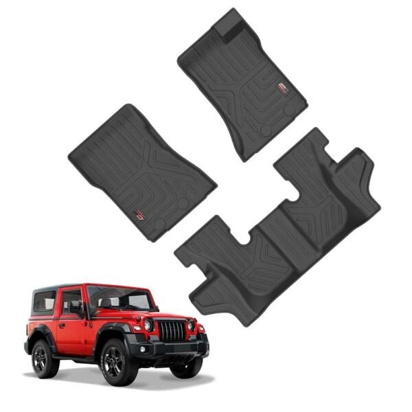 Mahindra & Mahindra GFX Life Long Car Floor Mats for Mahindra Thar (2021 ONWARDS)