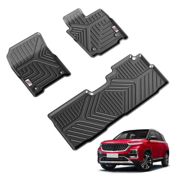 MG Motor India GFX Life Long Car Floor Mats for MG Hector (2019 Onwards)