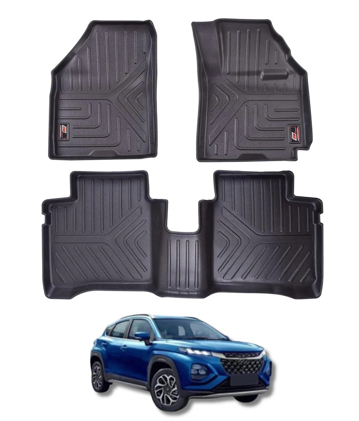 Maruti Suzuki GFX Life Long Car Floor Mats for Maruti Suzuki Fronx (2023 ONWARDS)