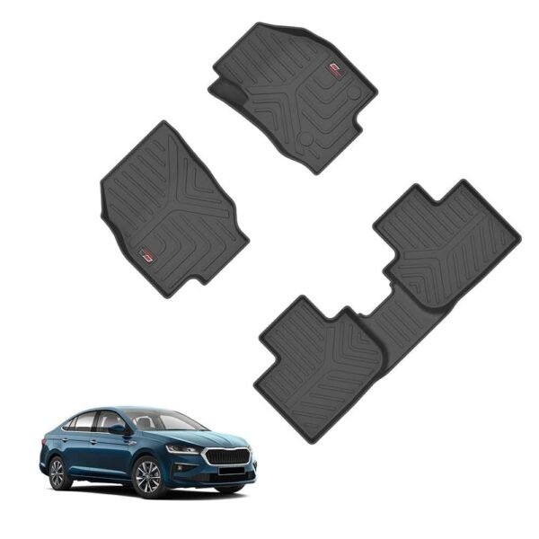Skoda GFX Life Long Car Floor Mats for Skoda Slavia (2022 ONWARDS)