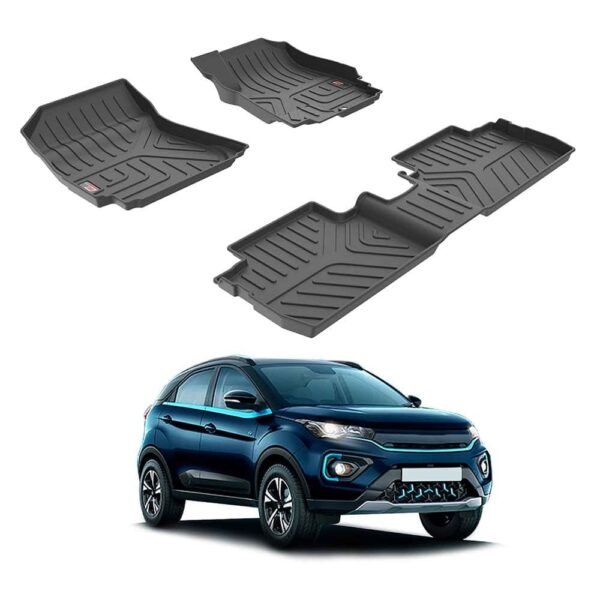 Tata Motors GFX Life Long Car Floor Mats for Tata Motors Nexon Ev Max (2022 ONWARDS)