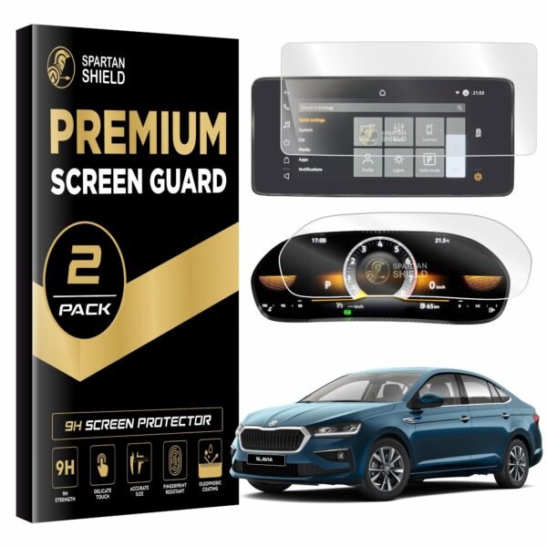 Skoda KMH Premium Tempered Screen Protector for Skoda Kushaq //Slavia-10"