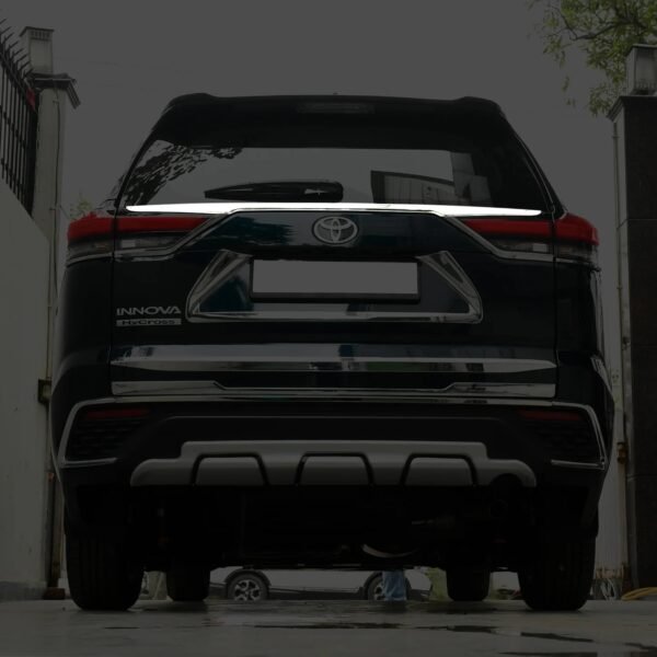 Toyota KMH Dicky Spoiler Cover Chrome for Toyota Hycross/Invicto