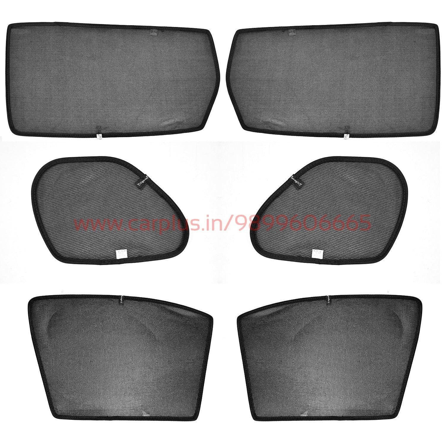 Toyota KMH Fixed Curtains For Toyota Hyryder-SIDE (6 Pcs)