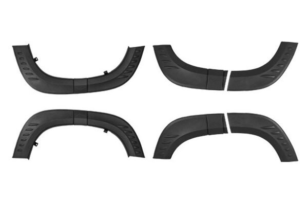 Maruti Suzuki Wheel Arch Cladding Kit in Black & Silver for Maruti New Brezza (Set of 4)