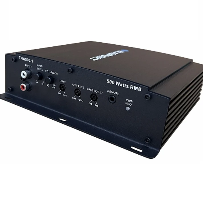 Blaupunkt Blaupunkt THA 500.1 Mono Amplifier w/ External Bass Controller (RMS: 250W (4Ω) 500W (2Ω)) - Image 3