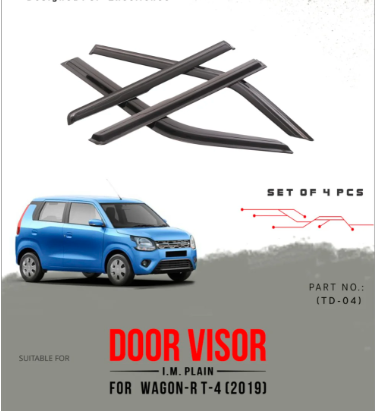 Maruti Suzuki DOOR VISOR FOR MARUTI SUZUKI WAGON-R PLAIN 2019